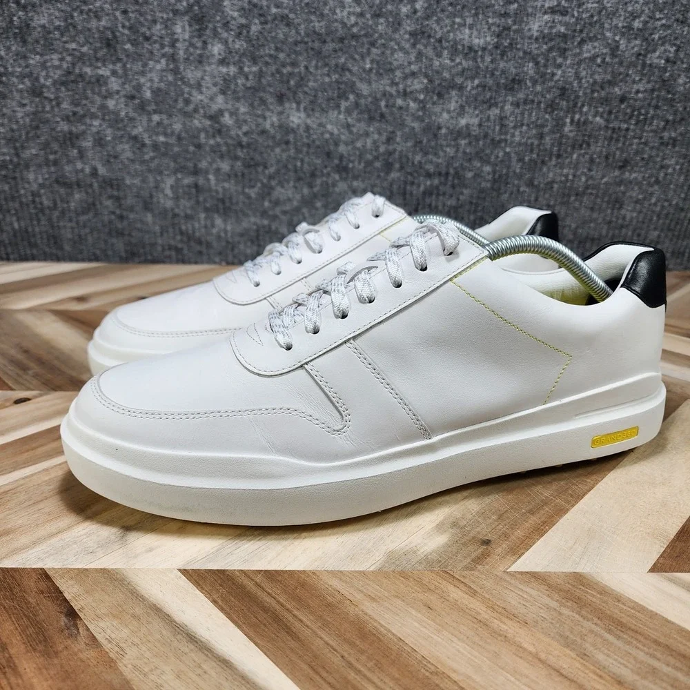 Cole Haan Golf Grand 360 Men's 11.5 White Leather Sneaker Athletic Shoes  C34305